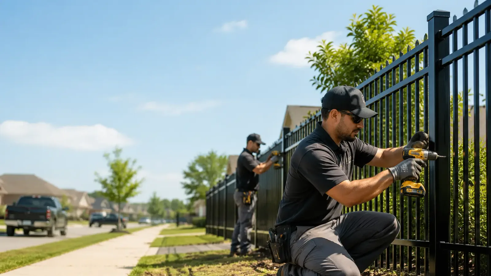 Metal Fence Installation in Christopher, IL